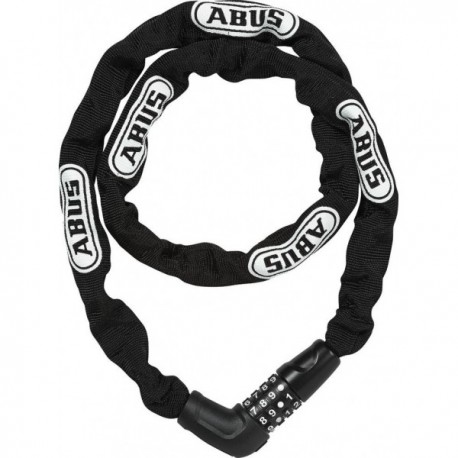 Abus Lucchetto a catena Steel-O-Chain 5805C nero/bianco 110cm