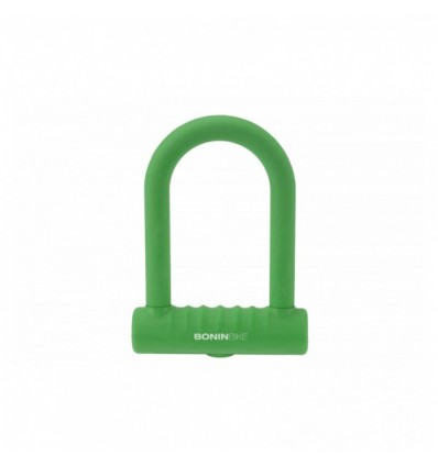 Lucchetto Arco BoninBike 122 x 170 MM Verde Rivestimento Silicone