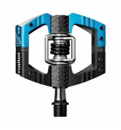 Pedali Sgancio Rapido Crankbrothers Mallet E LS Nero/Blu