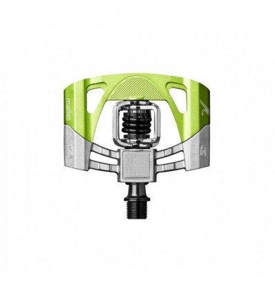 Pedali Sgancio Rapido Crankbrothers Mallet 2 Verde/Molla Nera