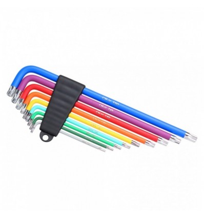 Set Chiavi Torx T10/15/20/25/27/30/40/45/50 Multicolor