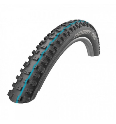 Pneumatico Schwalbe NOBBY NIC 27.5x2.25 pieghevole E-Bike EvolutionLine SnakeSkin Super Ground Addix SpeedGrip nero