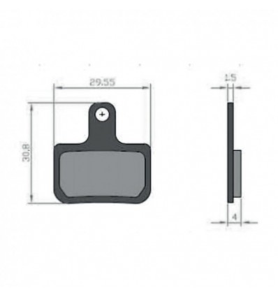 Pasticche freni a disco Brenta SRAM LEVEL T/LEVEL TL/TL&Ultimate (2019)/FORCE AXS organica