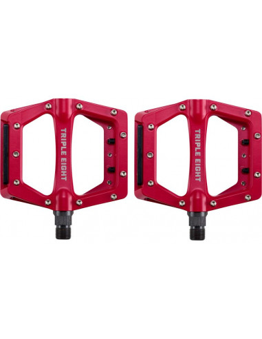 Pedali flat Triple Eight CMPT rosso