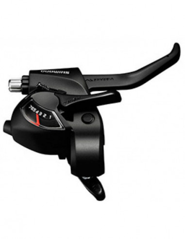 Comando Cambio con leva freno lato destro Shimano ST-EF41-7R 7V con indicatore di marcia