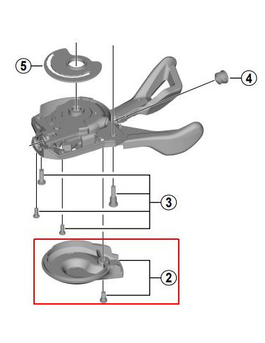 Coperchietto Comandi Shimano Per SL-M7000-11R 11V