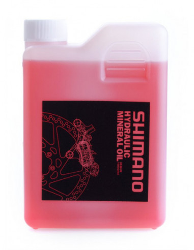 Barattolo Shimano Olio Freni Minerale 1 Litro Rosso