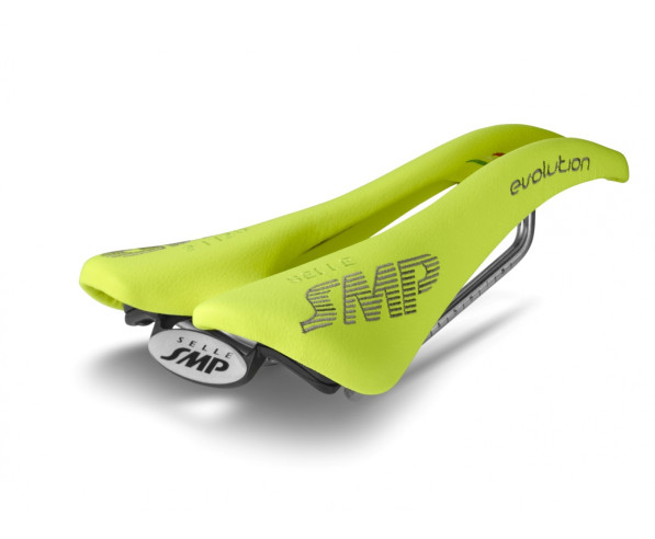 Sella Uomo SMP 4Bike CRB Evolution Giallo Fluo