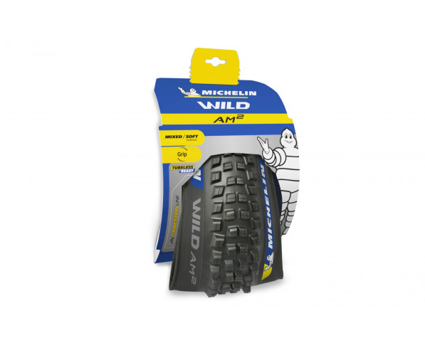 Pneumatico Pieghevole Michelin Wild AM2 Racing TLR 27.5x2.40 Nero