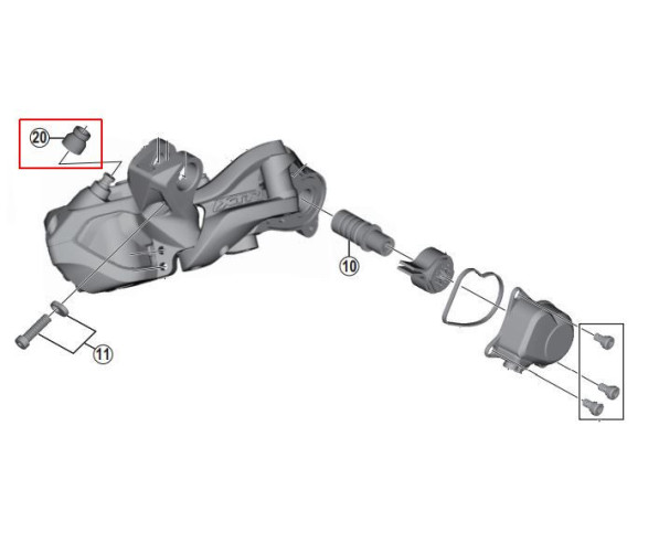 Boot Cover Shimano per XTR RD-M9050