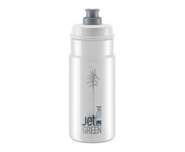 Borraccia Jet Green Trasparente Elite  550 ML