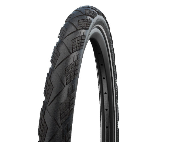 Pneumatico Pieghevole E-Bike Schwalbe Marathon Efficiency 27.5x2.15" Nero/Reflex