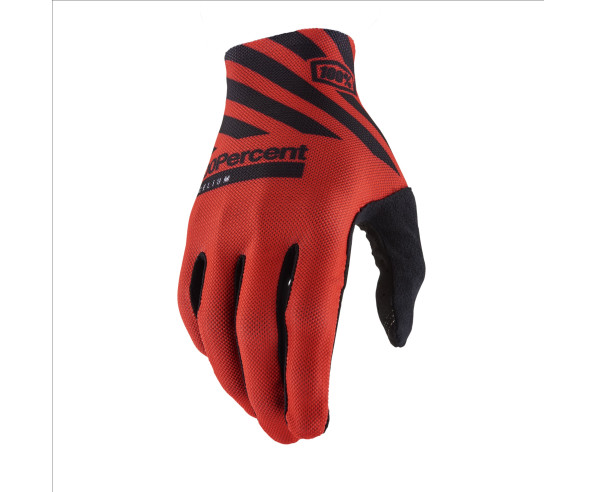 100% Guanti Celium Racer Colore Rosso Taglia M