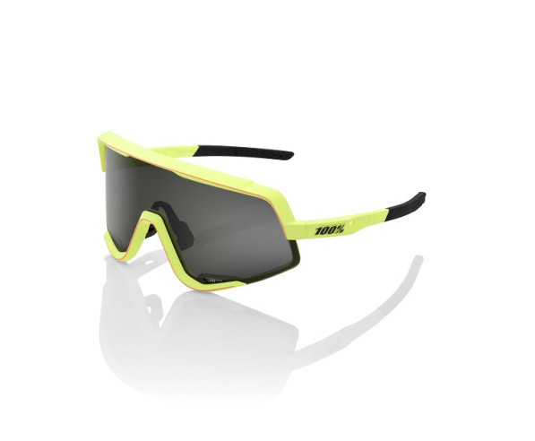 Occhiali MTB 100% Glendale Neon Yellow Lente Smoke