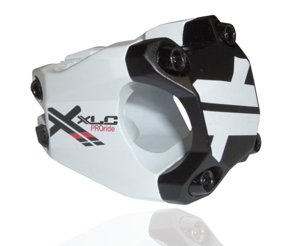 XLC Attacchi manubrio Pro Ride A-Head ST-F02. 1 1/8",  31,8 mm, 40 mm, bianco/nero