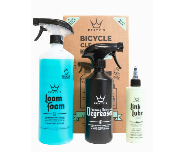 Confezione regalo "Peaty's gift pack" - Detergente lavaggio, sgrassante e lubrificante (dry lube)