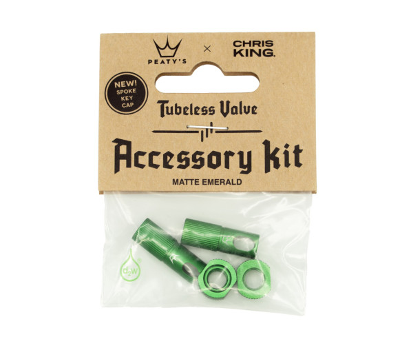 Kit tappini valvole Tubeless Peaty's - Bourbon