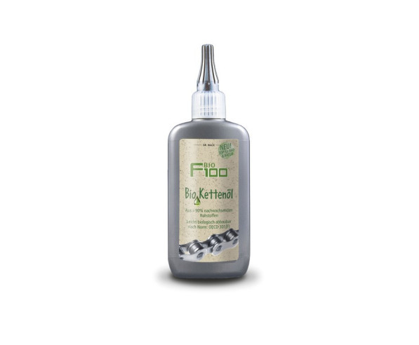 Olio per catene F100 Bio 100ml, Recyclat-flacone contagocce