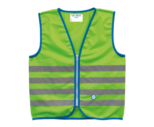 Gilet di salvataggio Wowow Fun Jacket per bambini verde con fasce riflettente Taglia S