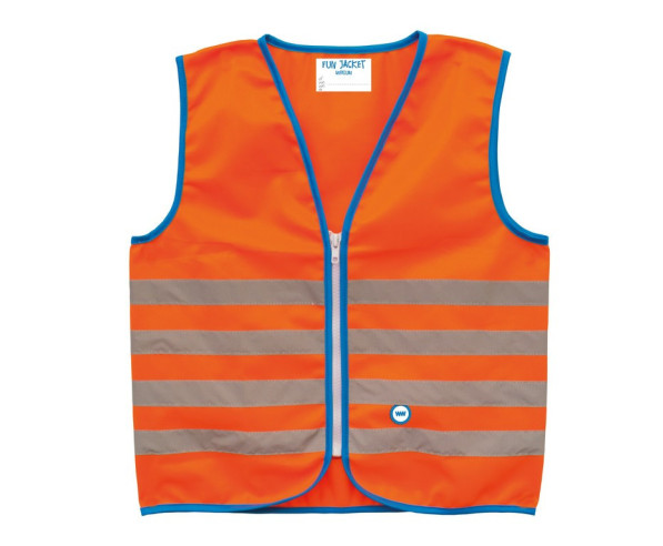 Gilet di salvataggio Wowow Fun Jacket per bambini arancio con fasce riflettenti Taglia S