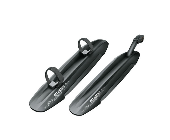 Set parafango SKS Fat Board nero, larghezza ca. 141mm