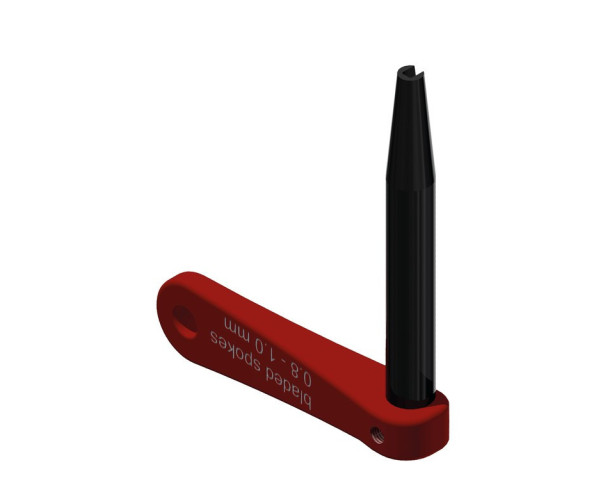 Attacco a raggi DT Swiss lamellari, Rosso, 0,8-1,0 mm