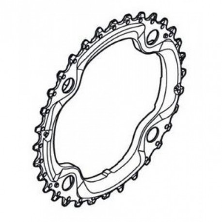 Corona Shimano Deore 10V 42 Denti Per FC-M610